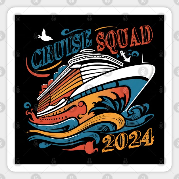 Cruise Squad 2024 - Nautical Adventure Magnet by MakerMind8.2